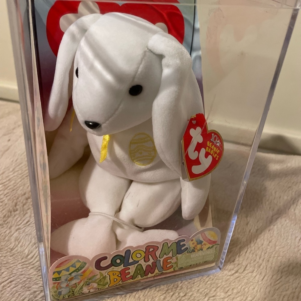 TY Beanie Baby Color Me Beanie Bunny Sealed NEW